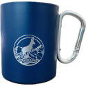 IN 3172 - Tasse inox avec mousqueton - finition mate
