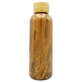 BCBOIS 01 - Bouteille iso IRISE bouchon bois