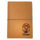 CA 001 NEW - Carnet simili cuir Camel