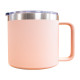 CUP01 - Tasse isotherme Cr&egrave;me Ros&eacute;